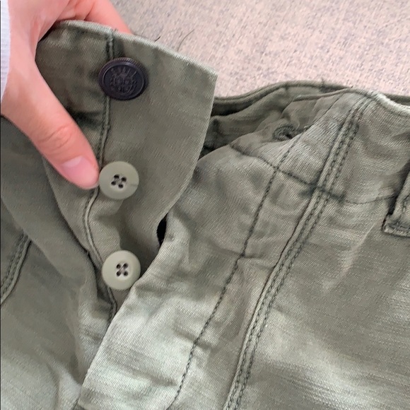 Free people green shorts - Picture 2 of 8